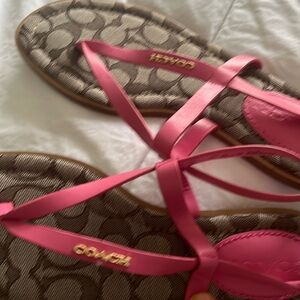 New Coach sandals